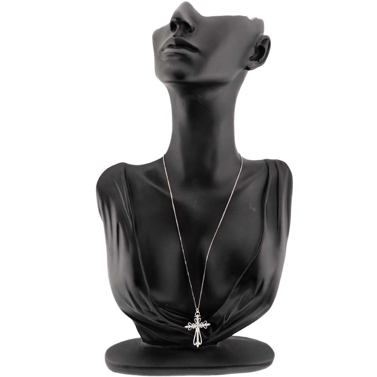 Diamond 0.25ct Necklace 18K WG White Gold 750