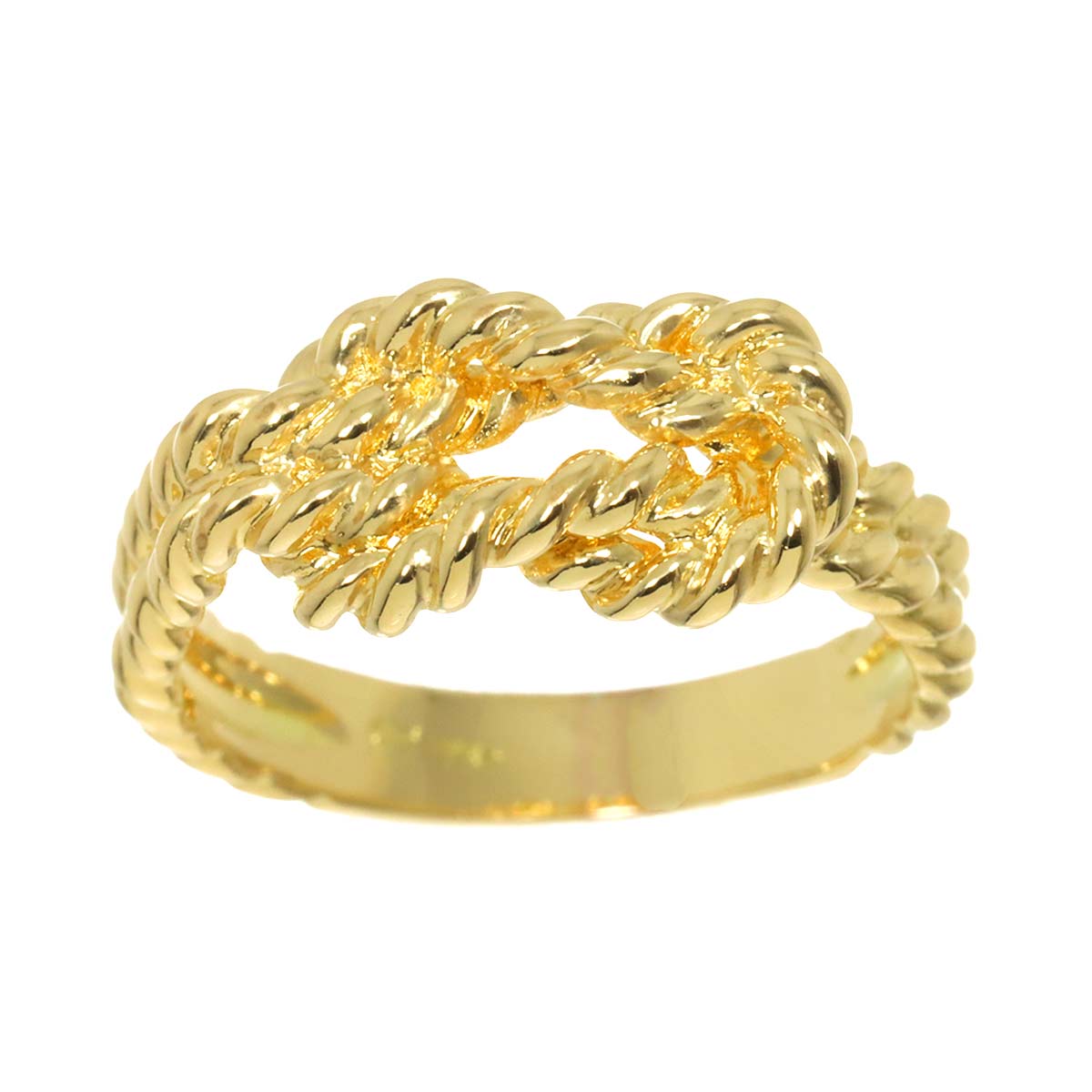 Ring 18K YG Yellow Gold 750 6.75-7.25(US)