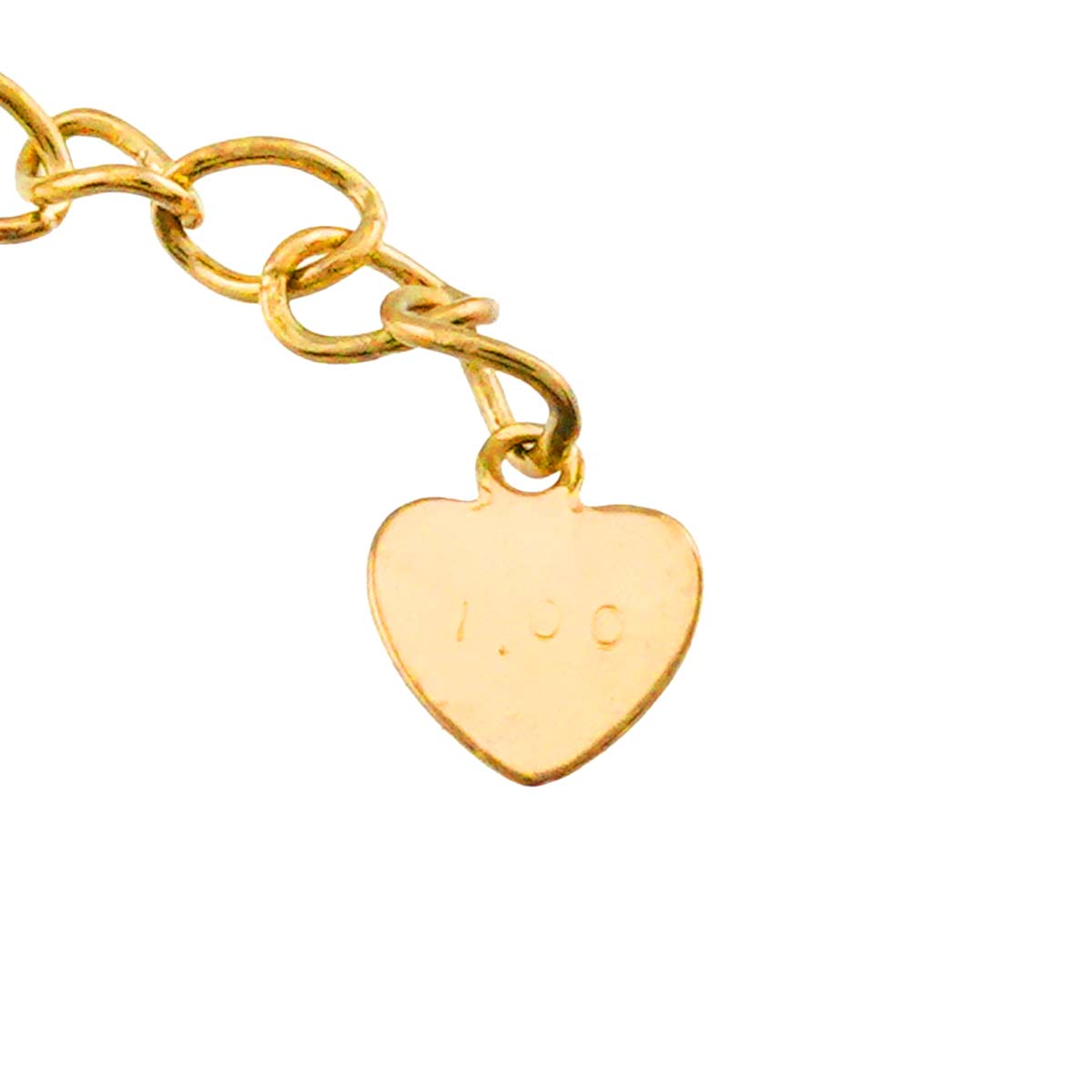 Diamond 1.00ct Necklace 18K YG Yellow Gold 750