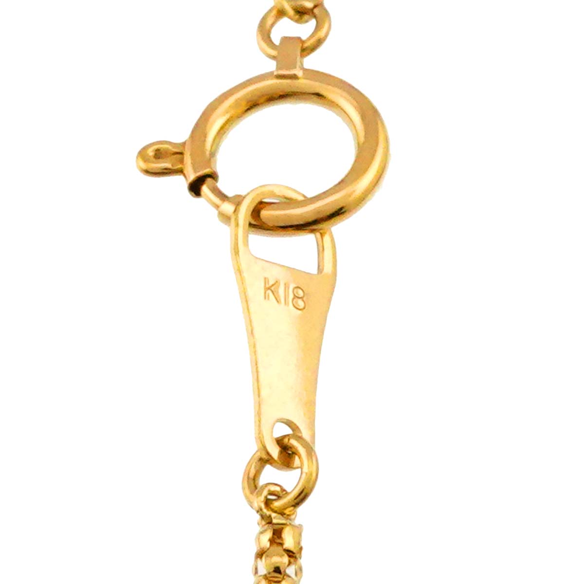 Diamond 0.49ct/1.40ct Necklace 18K YG Yellow Gold 750