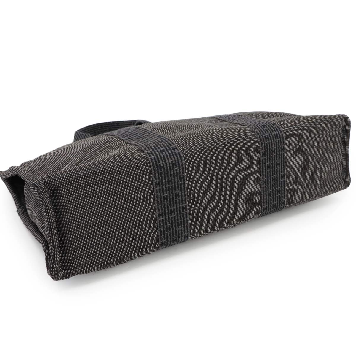 Herline Tote MM Bag Canvas Gray Unisex Purse