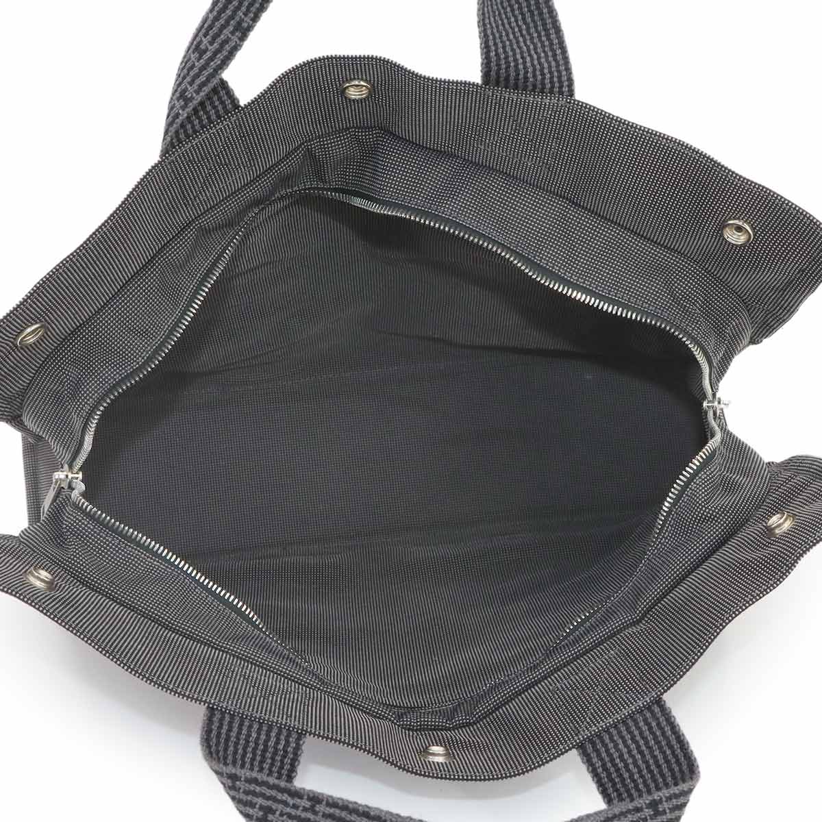 Herline Tote MM Bag Canvas Gray Unisex Purse