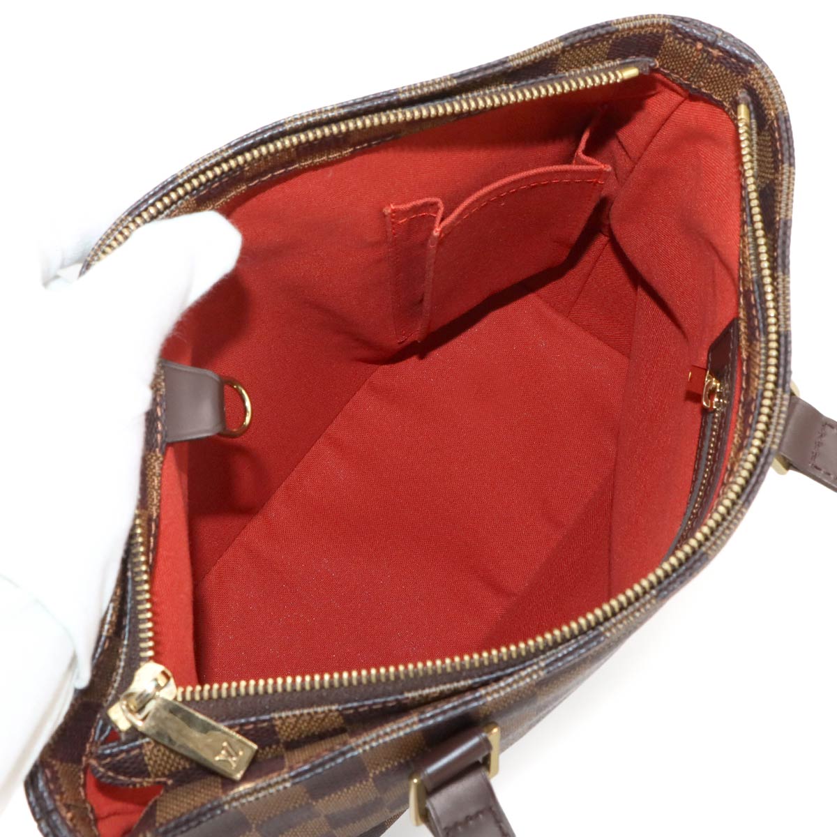 Damier Cabas Piano SPO Tote Bag Ebene N51187 Purse