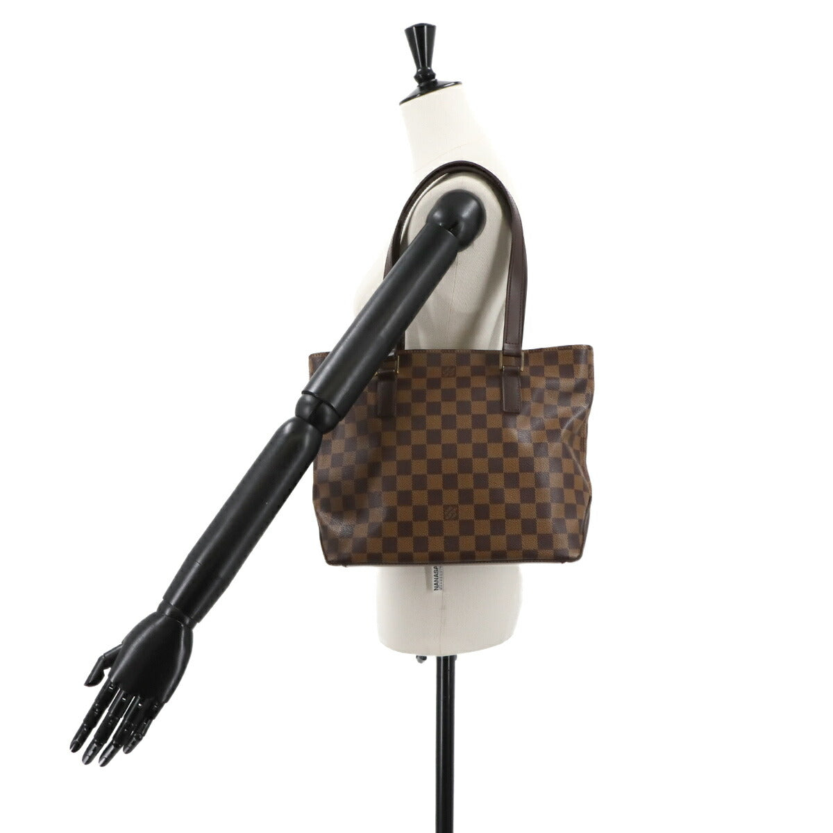 Damier Cabas Piano SPO Tote Bag Ebene N51187 Purse