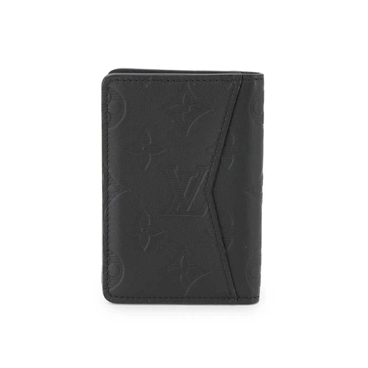 Monogram Shadow Pocket Organizer Card Case Leather M62899