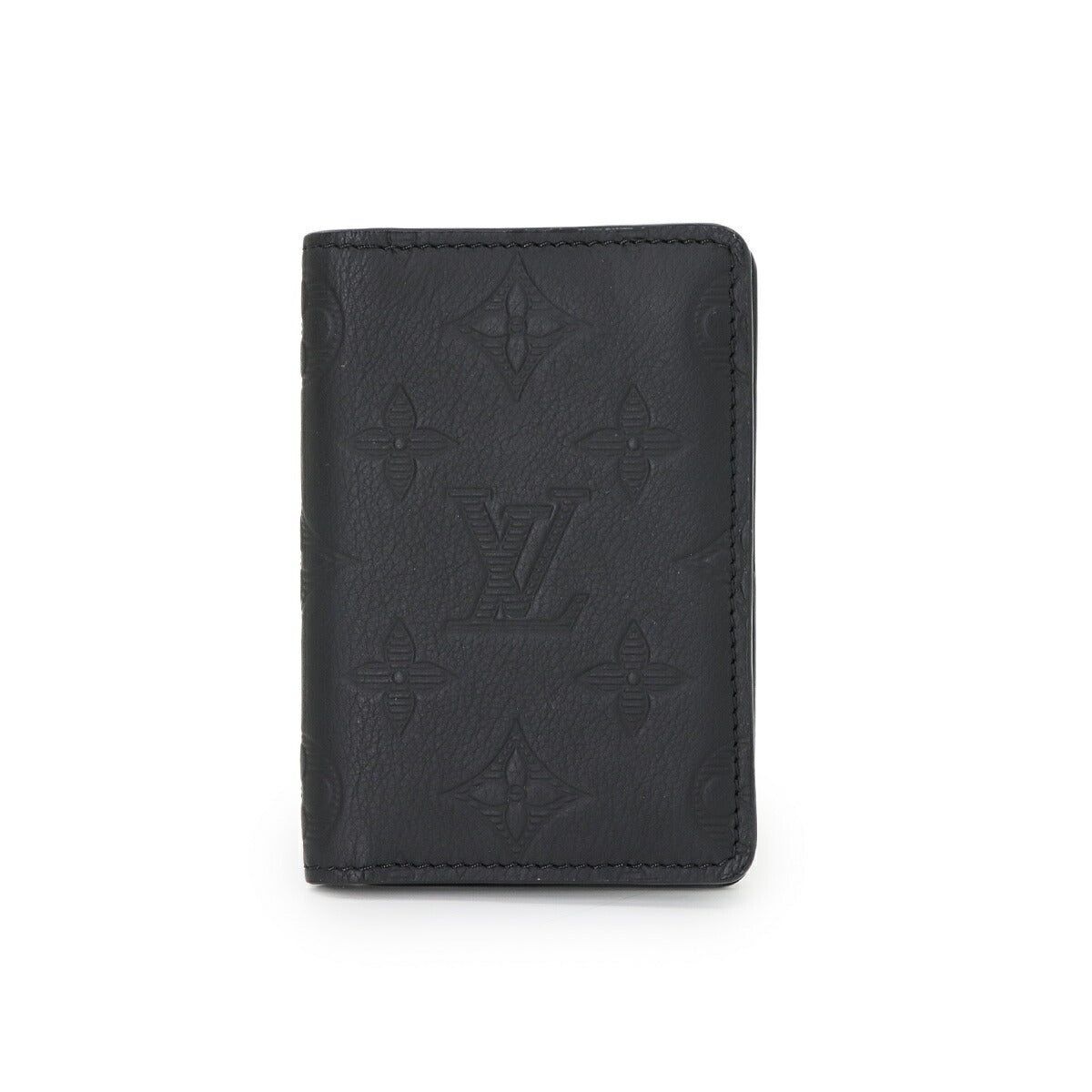 Monogram Shadow Pocket Organizer Card Case Leather M62899