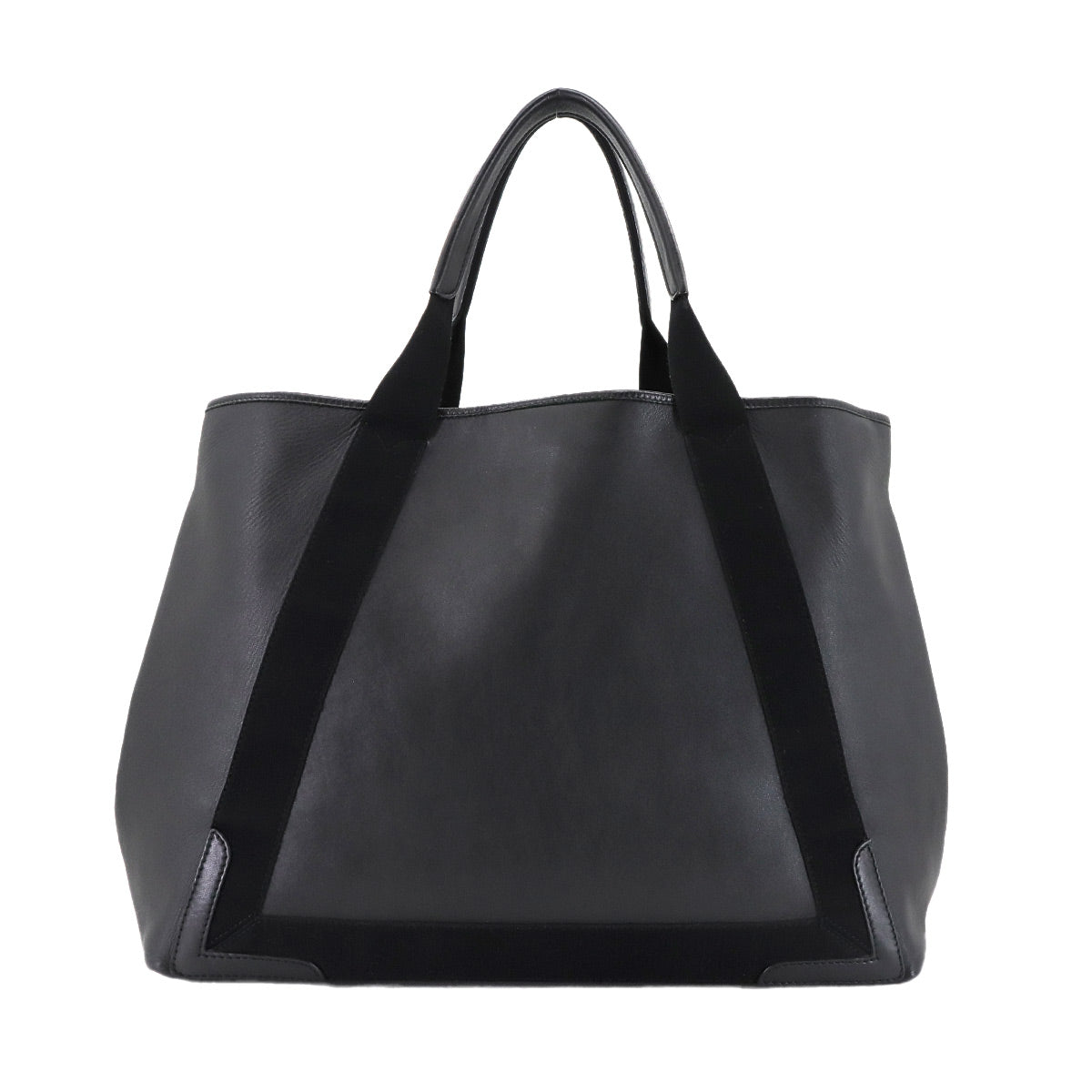 Navy Cabas M Tote Bag Leather Black 339936 Purse