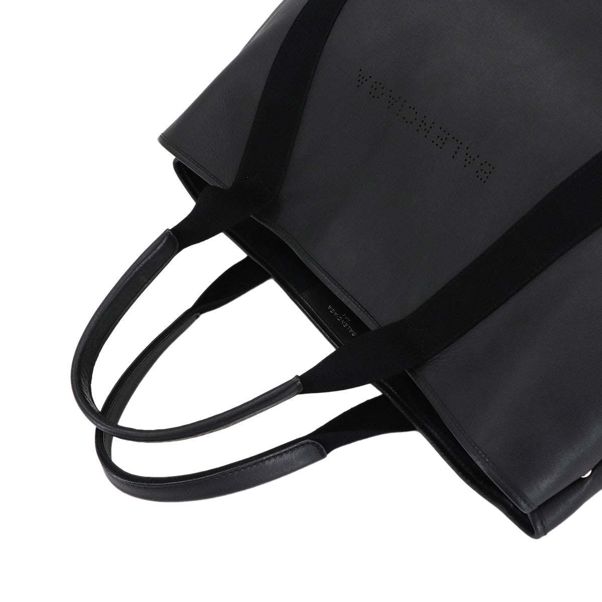 Navy Cabas M Tote Bag Leather Black 339936 Purse