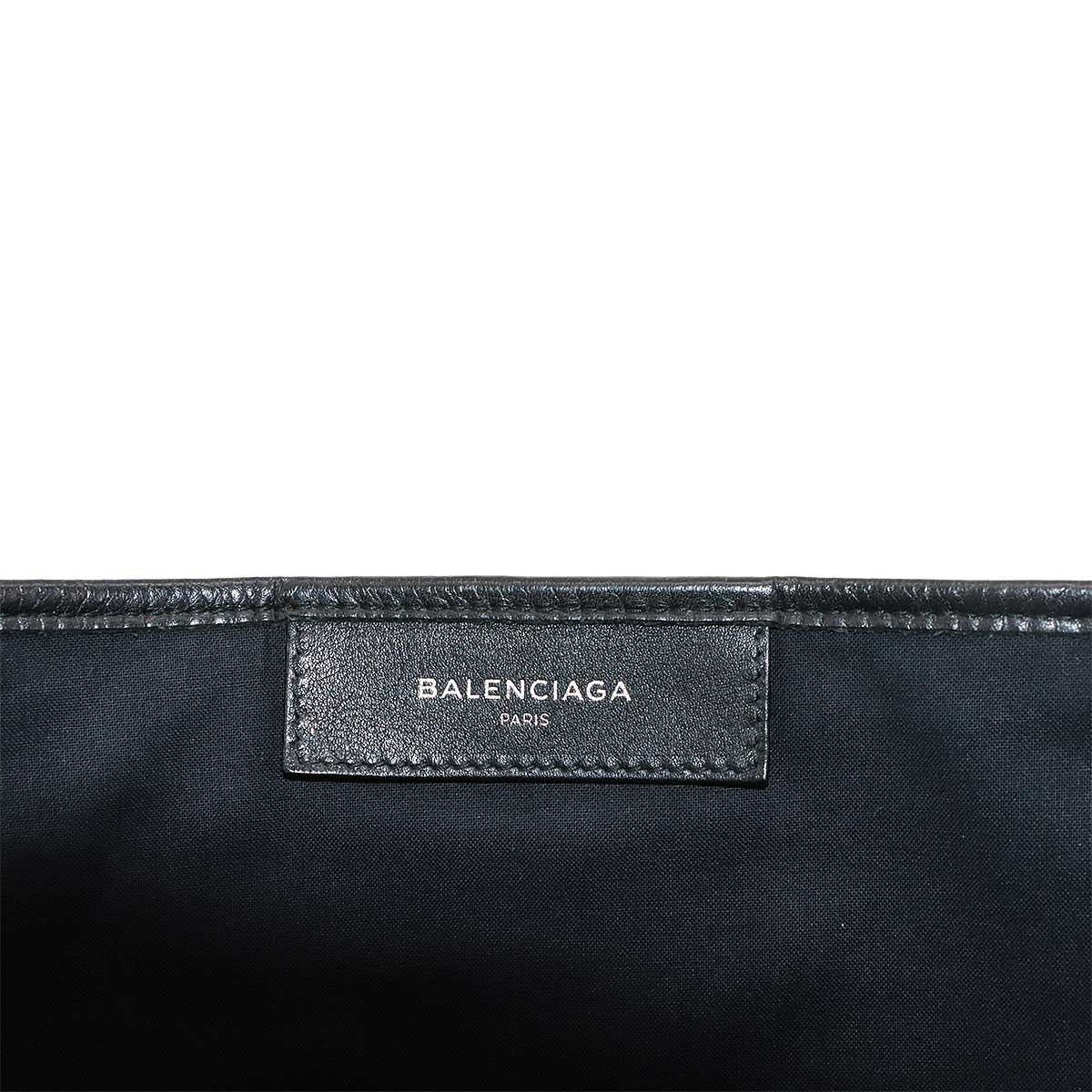 Navy Cabas M Tote Bag Leather Black 339936 Purse