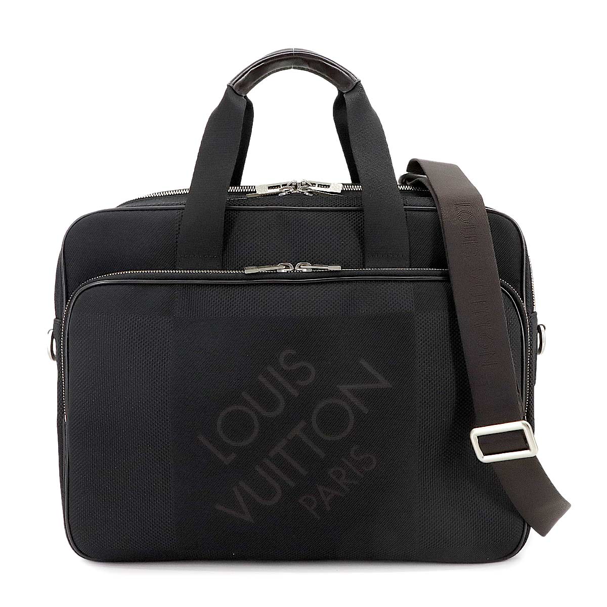 Damier Jean Associate GM 2way Briefcase Bag Noir N58034