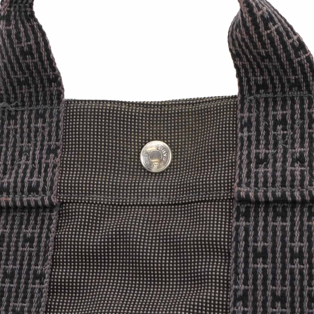 Her Line Ad PM Backpack Canvas Gray Purse