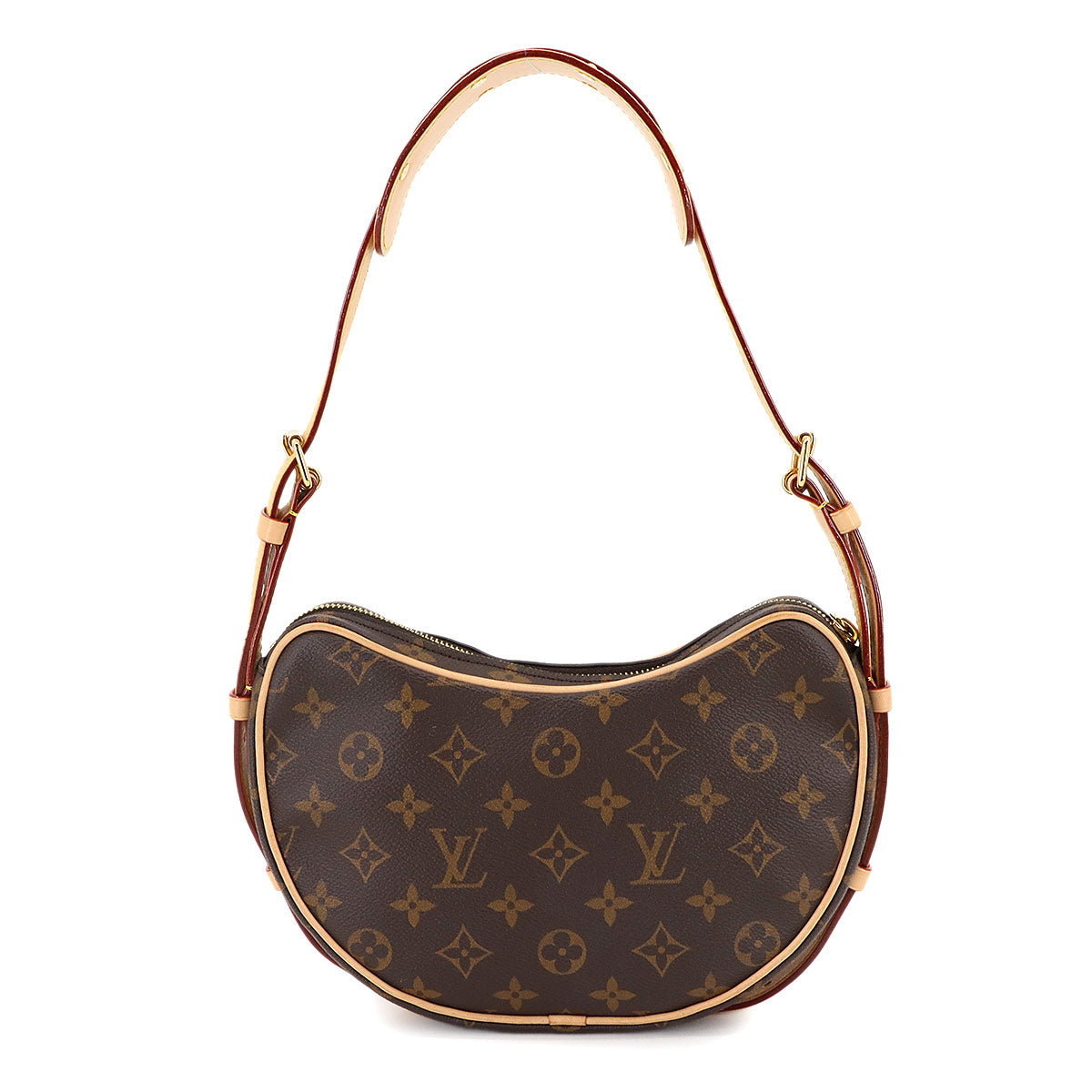 Monogram Croissant Shoulder Bag Brown M46828 Purse