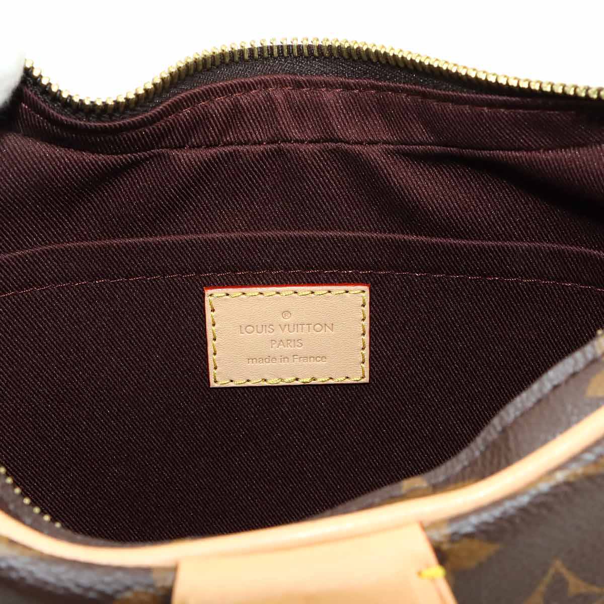 Monogram Croissant Shoulder Bag Brown M46828 Purse