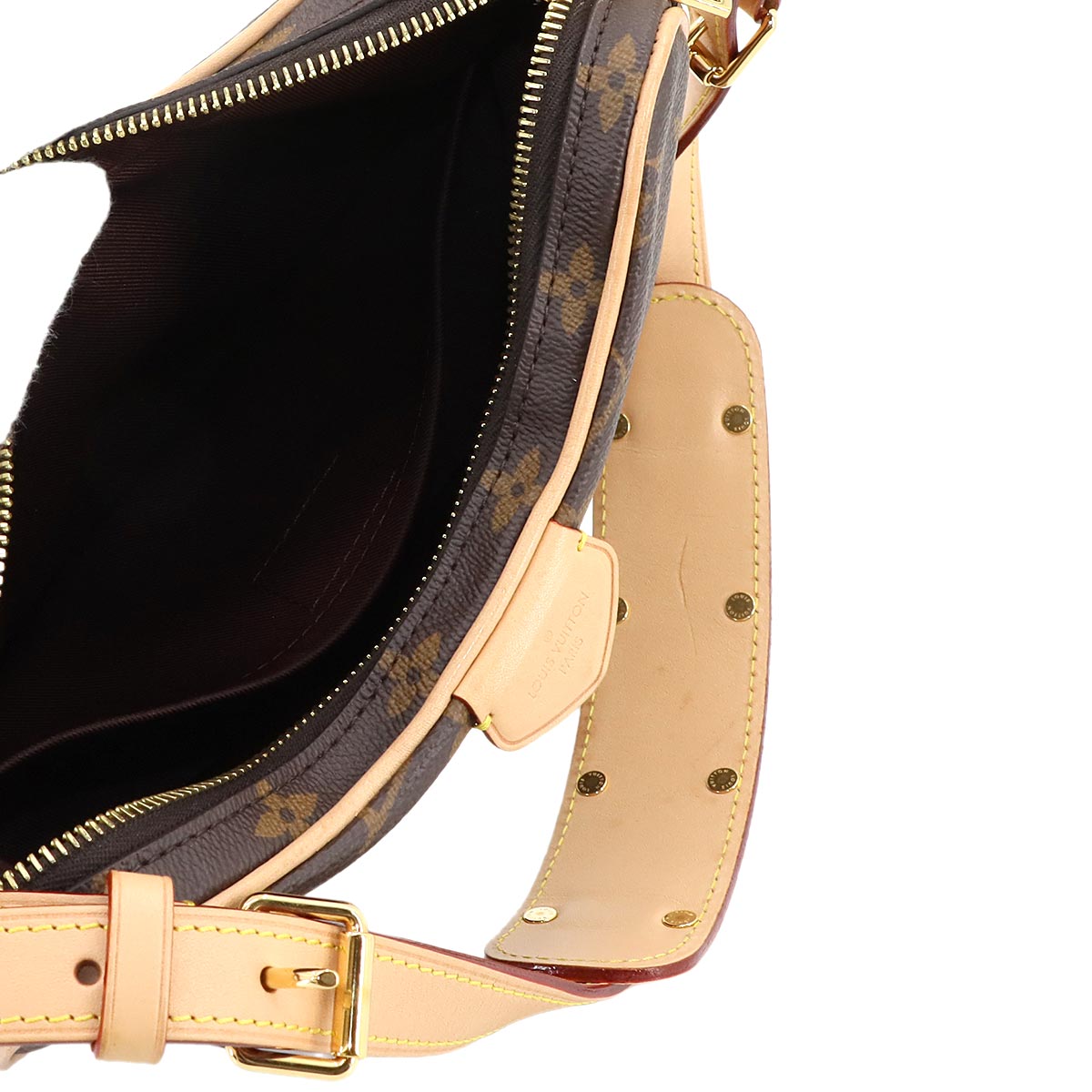 Monogram Croissant Shoulder Bag Brown M46828 Purse