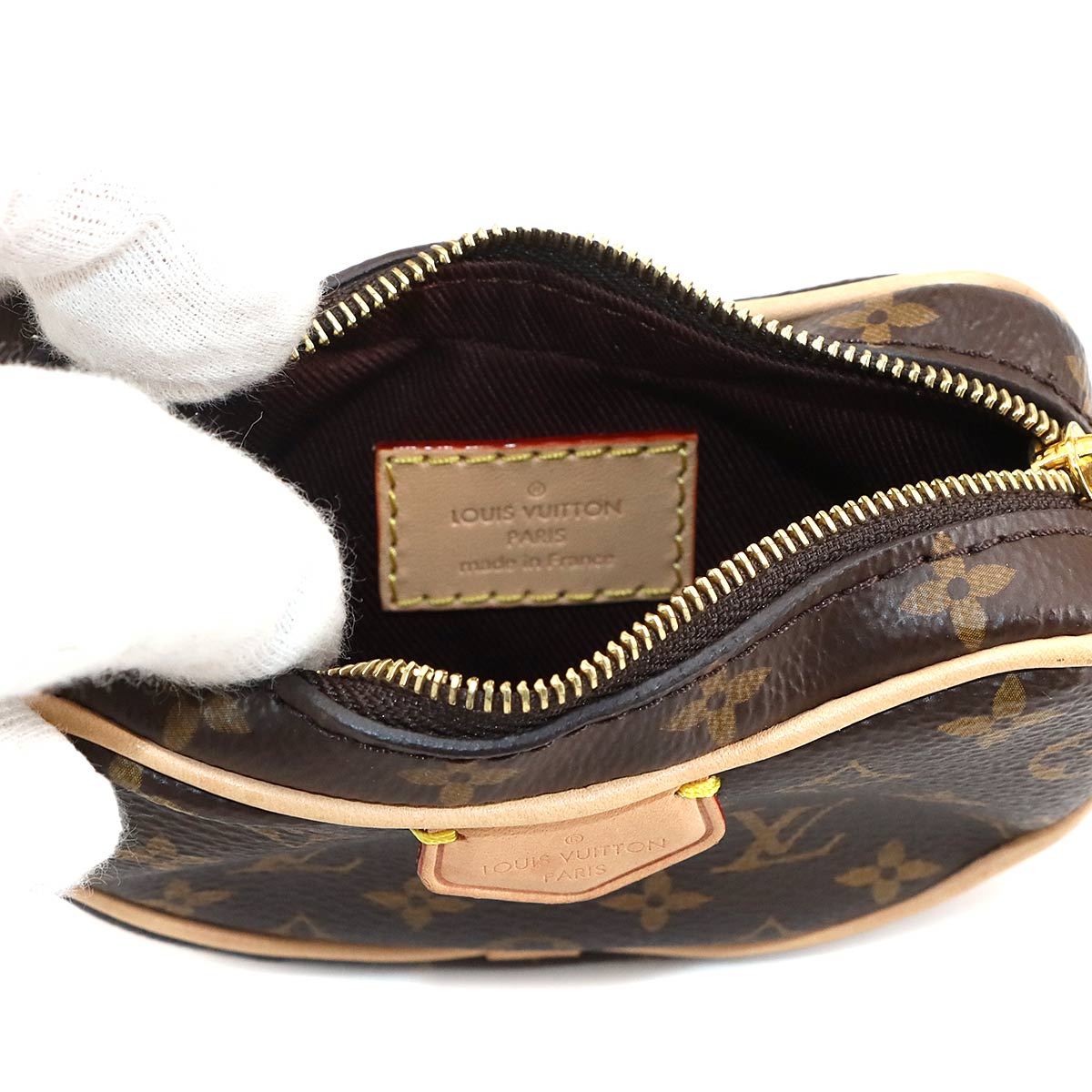 Monogram Croissant Shoulder Bag Brown M46828 Purse