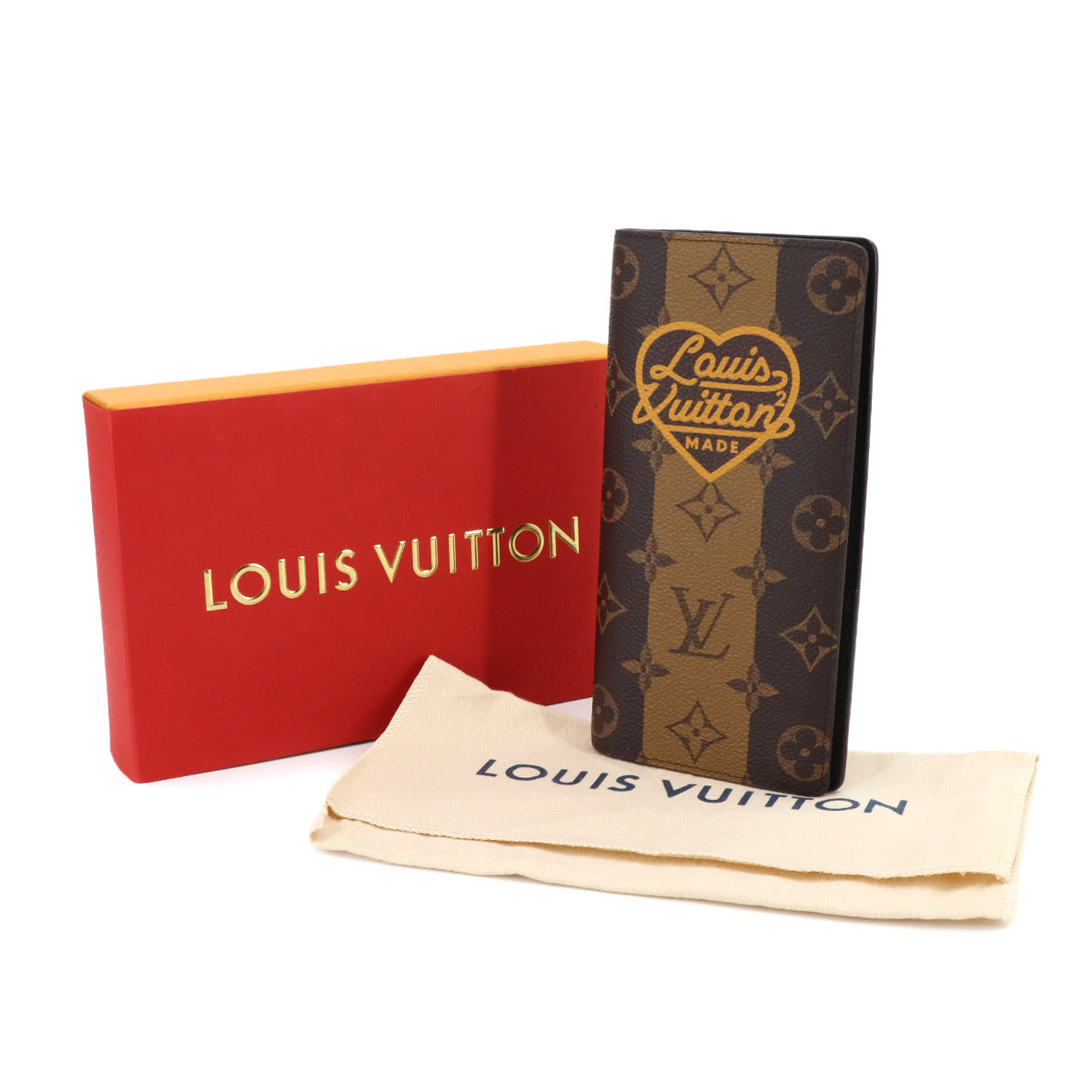 Monogram Striped LV Squared Brazza Wallet M81008