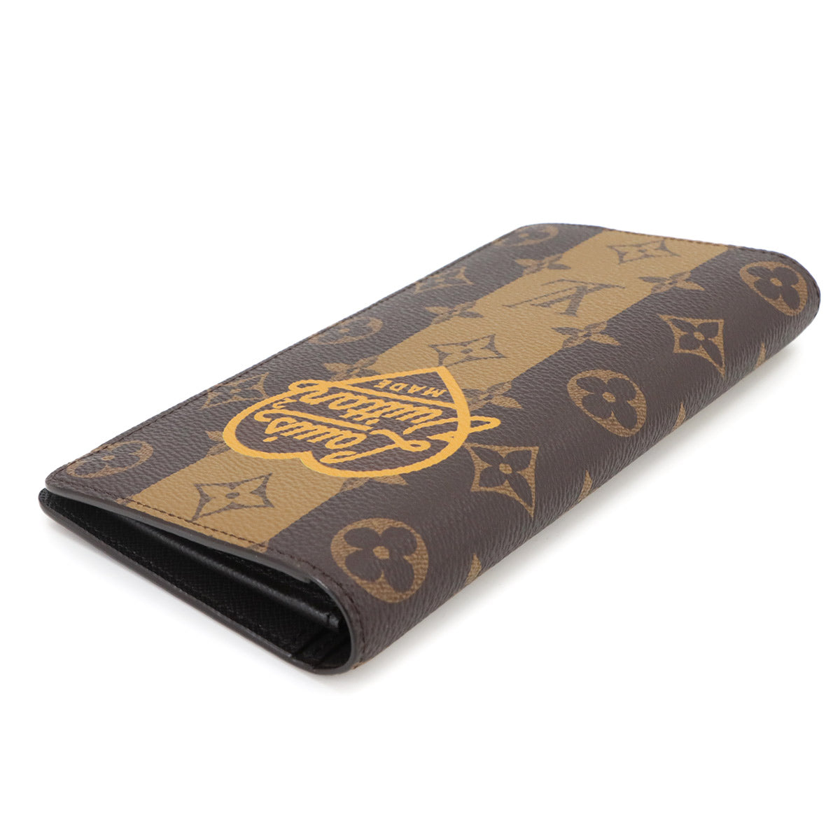 Monogram Striped LV Squared Brazza Wallet M81008