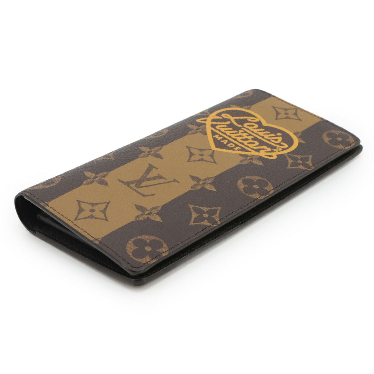 Monogram Striped LV Squared Brazza Wallet M81008