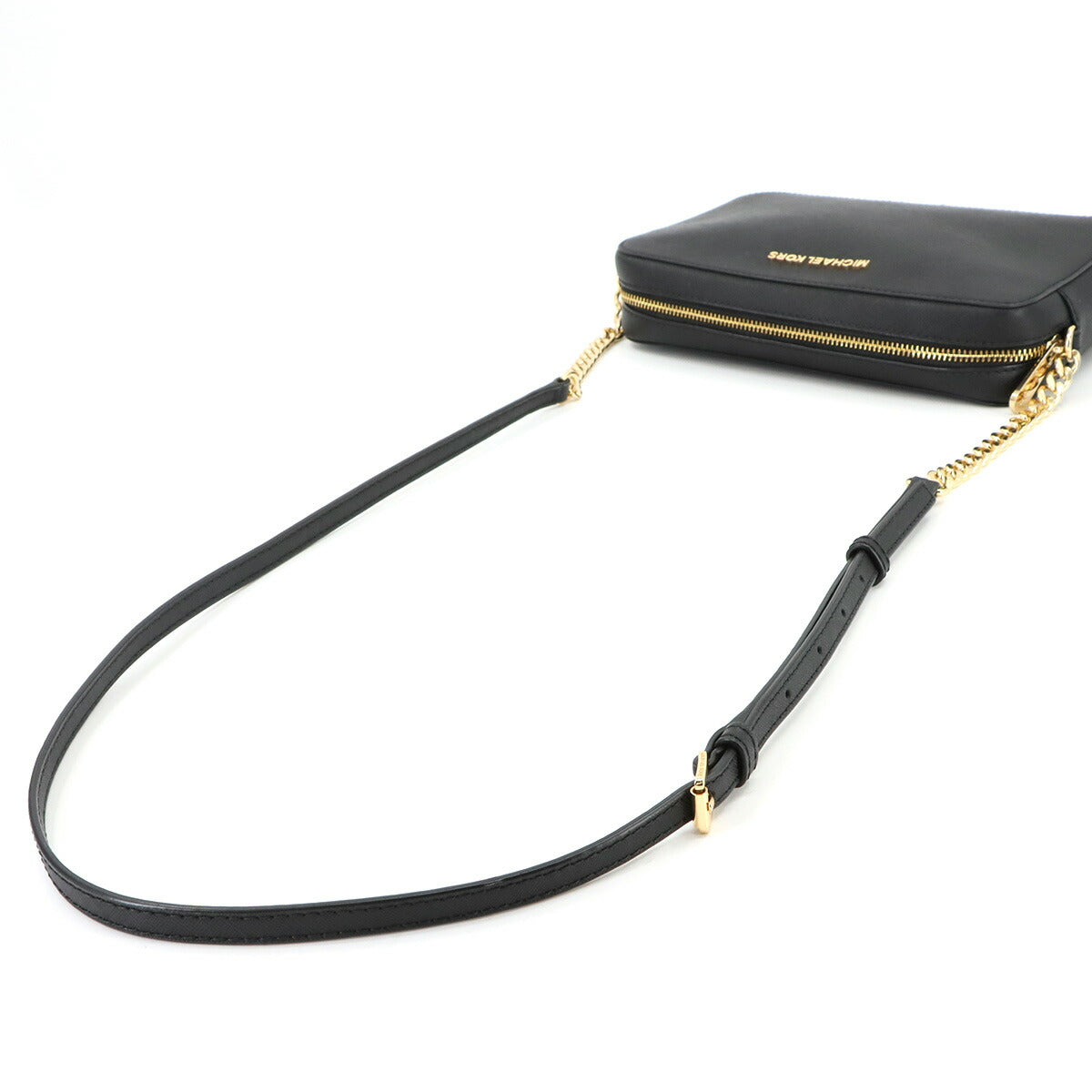 Jet Set LG EW Shoulder Bag Leather Black Purse