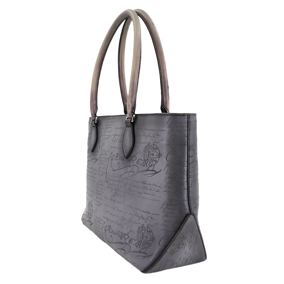 Calligraphy Toujours Mini Tote Bag Light Alluminio Grey