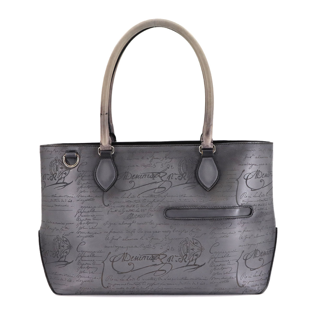 Calligraphy Toujours Mini Tote Bag Light Alluminio Grey