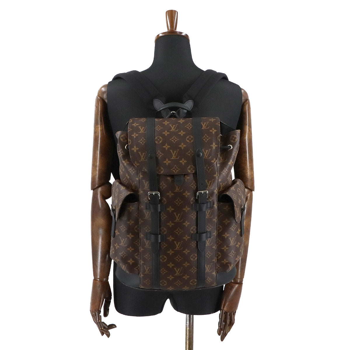 Monogram Macassar Christopher Backpack MM M43735 Purse