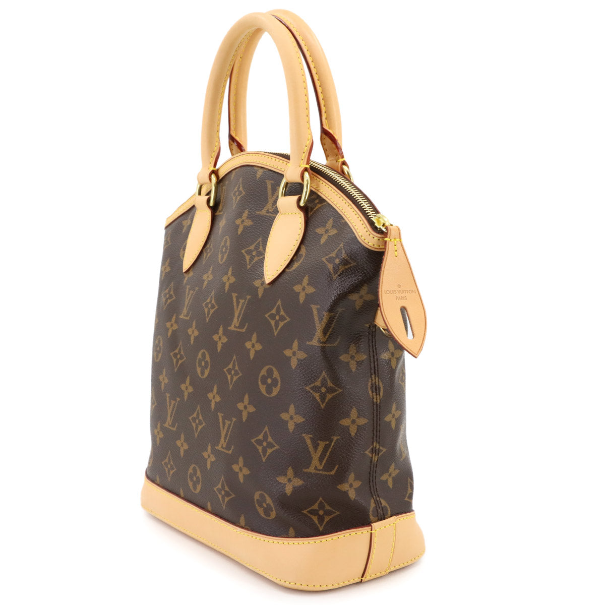 Monogram Lock it Hand Bag Brown M40102