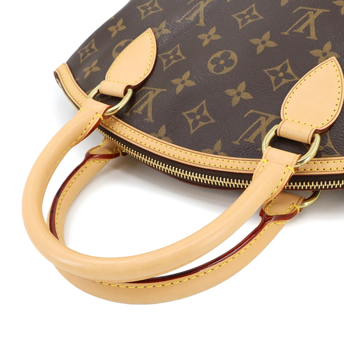 Monogram Lock it Hand Bag Brown M40102