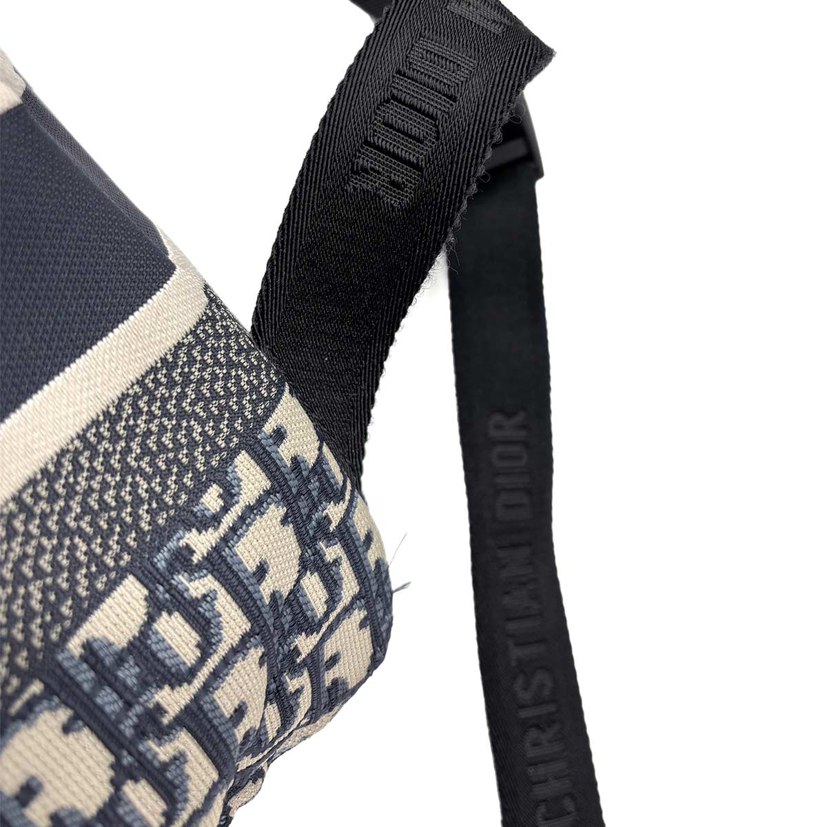 Oblique Backpack Canvas Navy M6104STZQ Purse