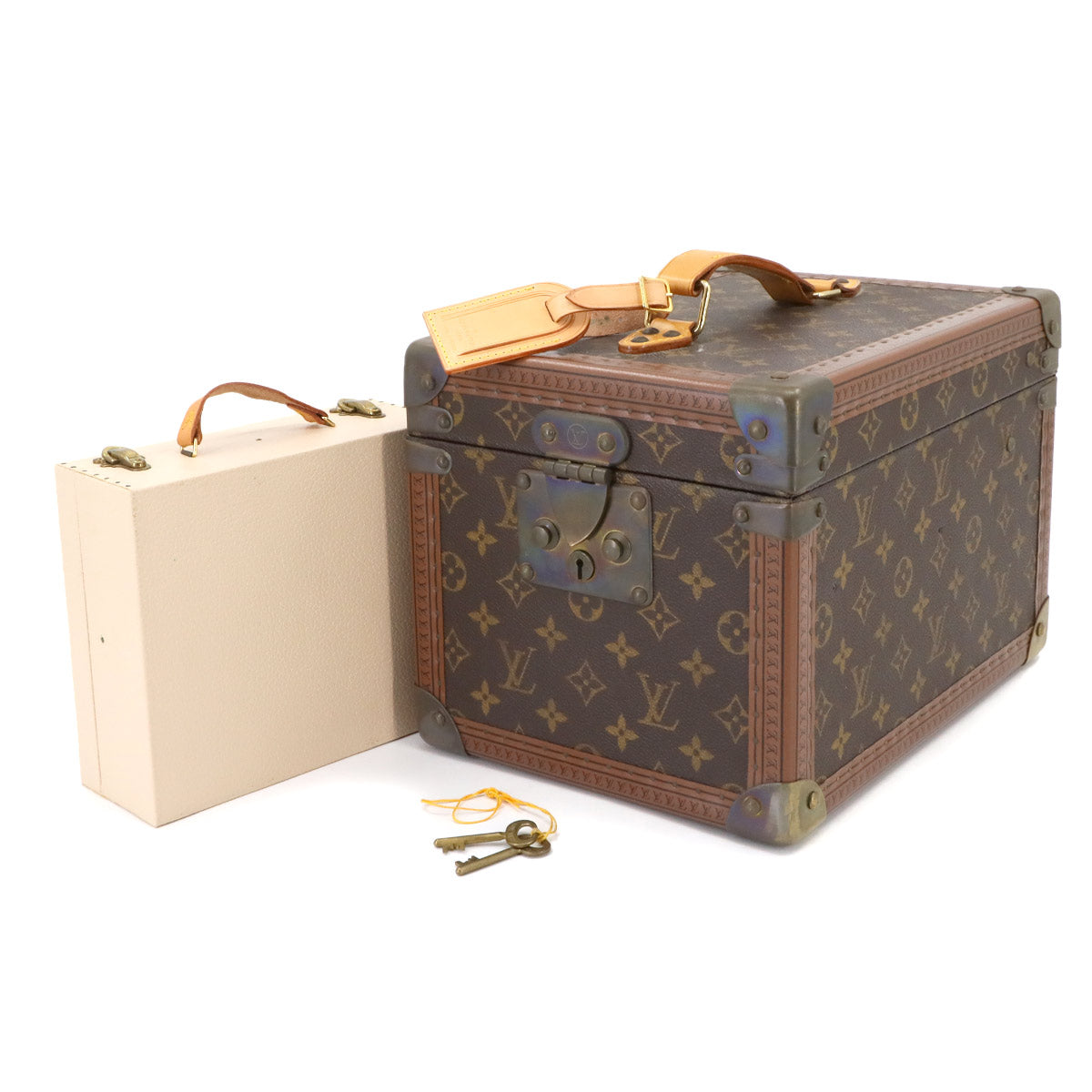 Monogram Boite Flacons Cosmetic Box Vanity Bag M21828