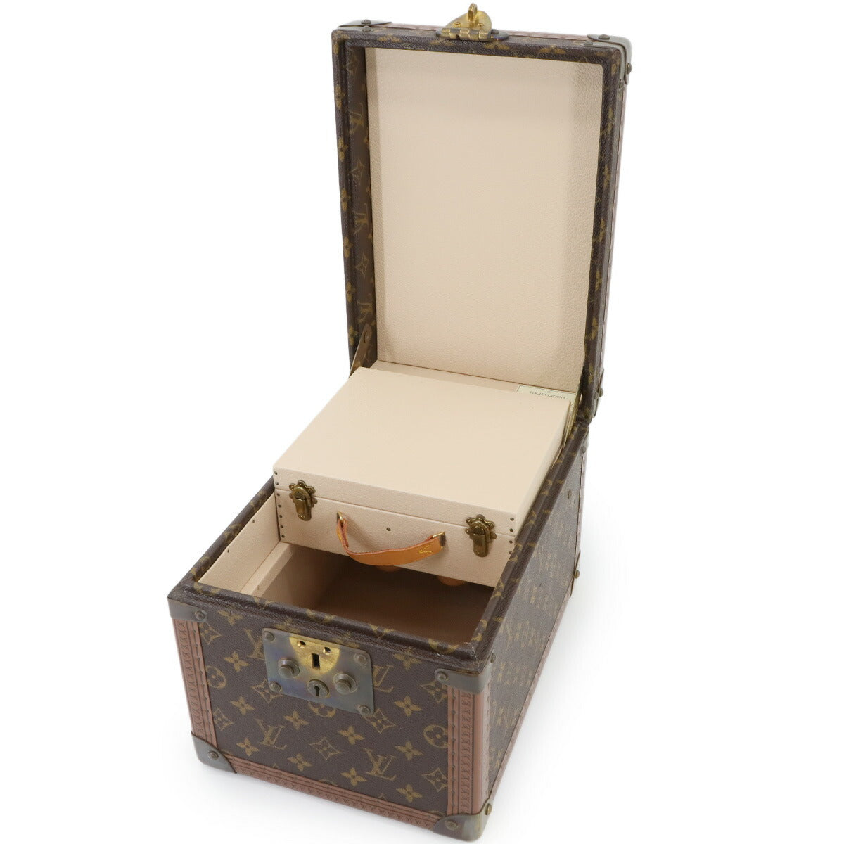 Monogram Boite Flacons Cosmetic Box Vanity Bag M21828