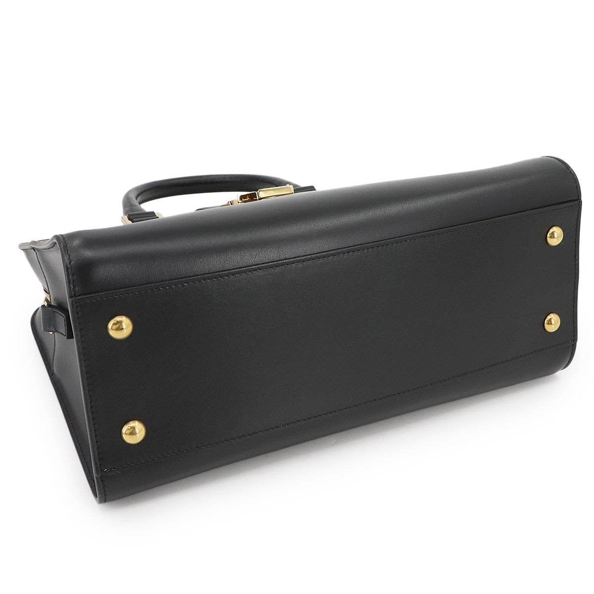 Cabas S Hand Shoulder Bag Leather Black 472469