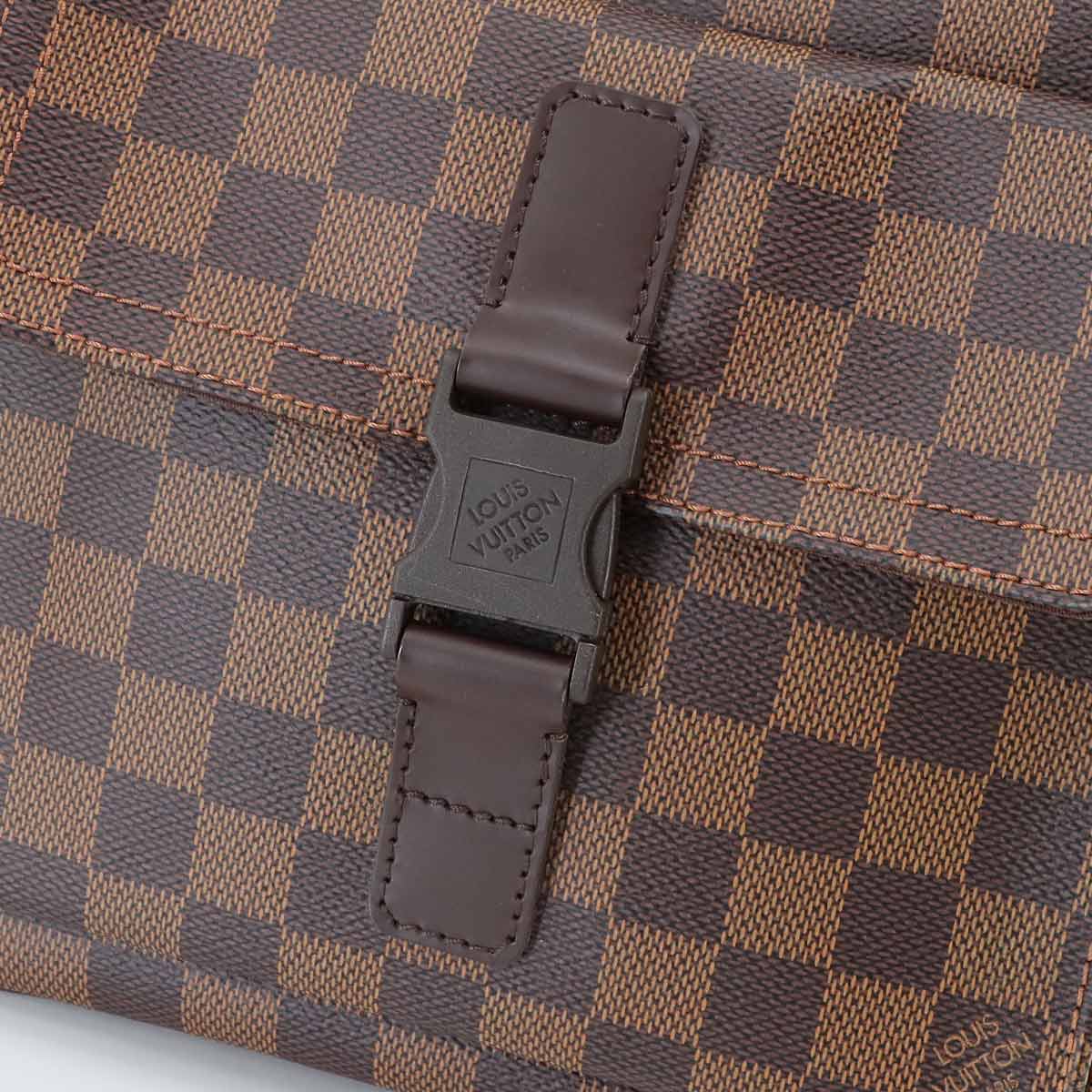 Damier Pochette Melville Shoulder Bag Ebene N51127
