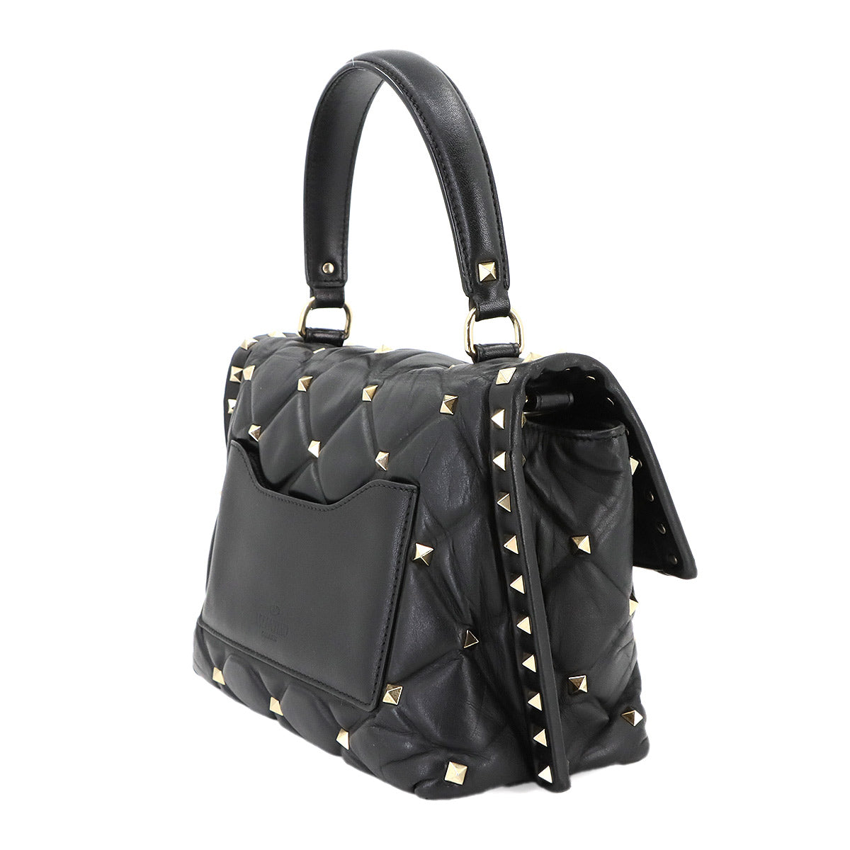 Candy Studs VLTN 2way Hand Shoulder Bag Leather