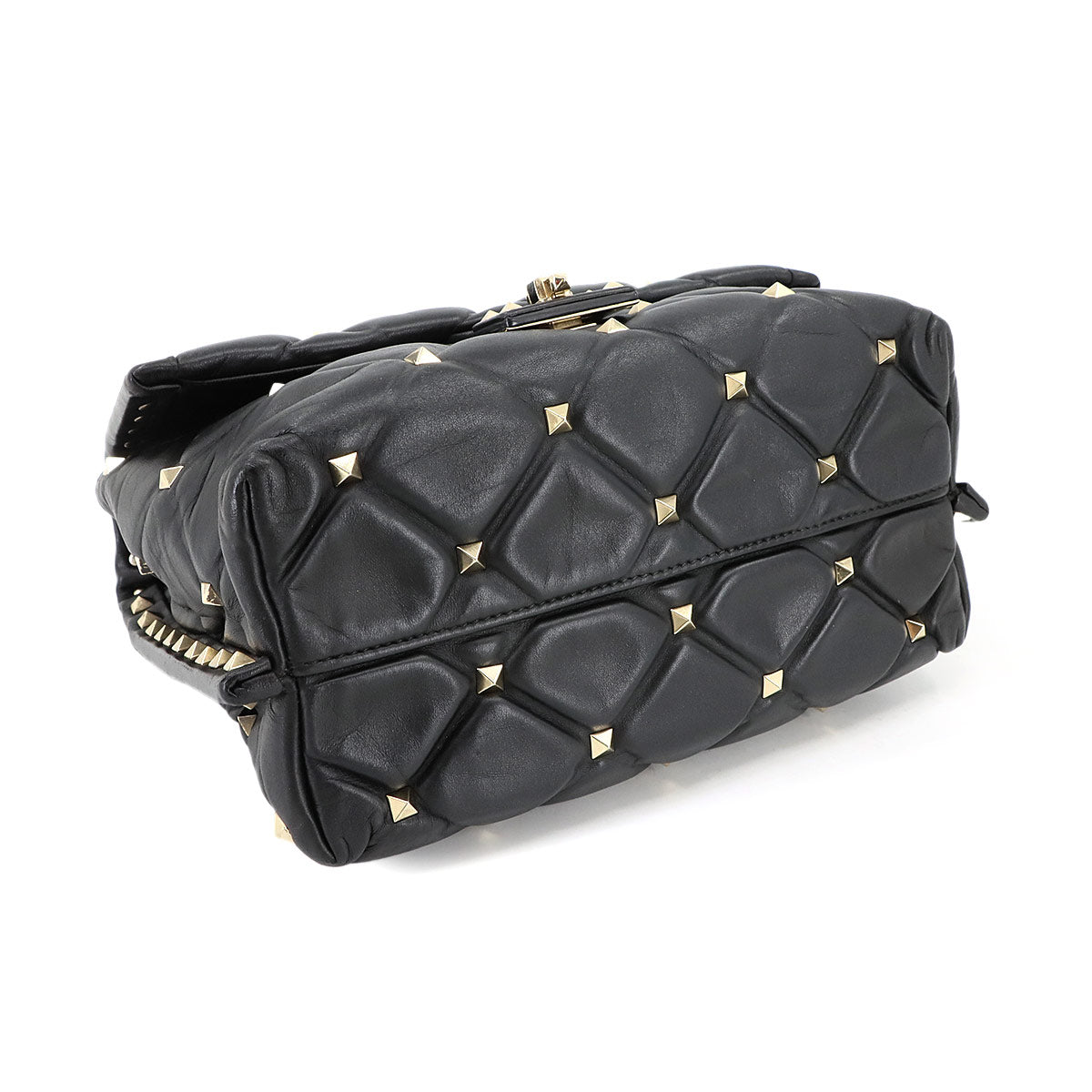 Candy Studs VLTN 2way Hand Shoulder Bag Leather