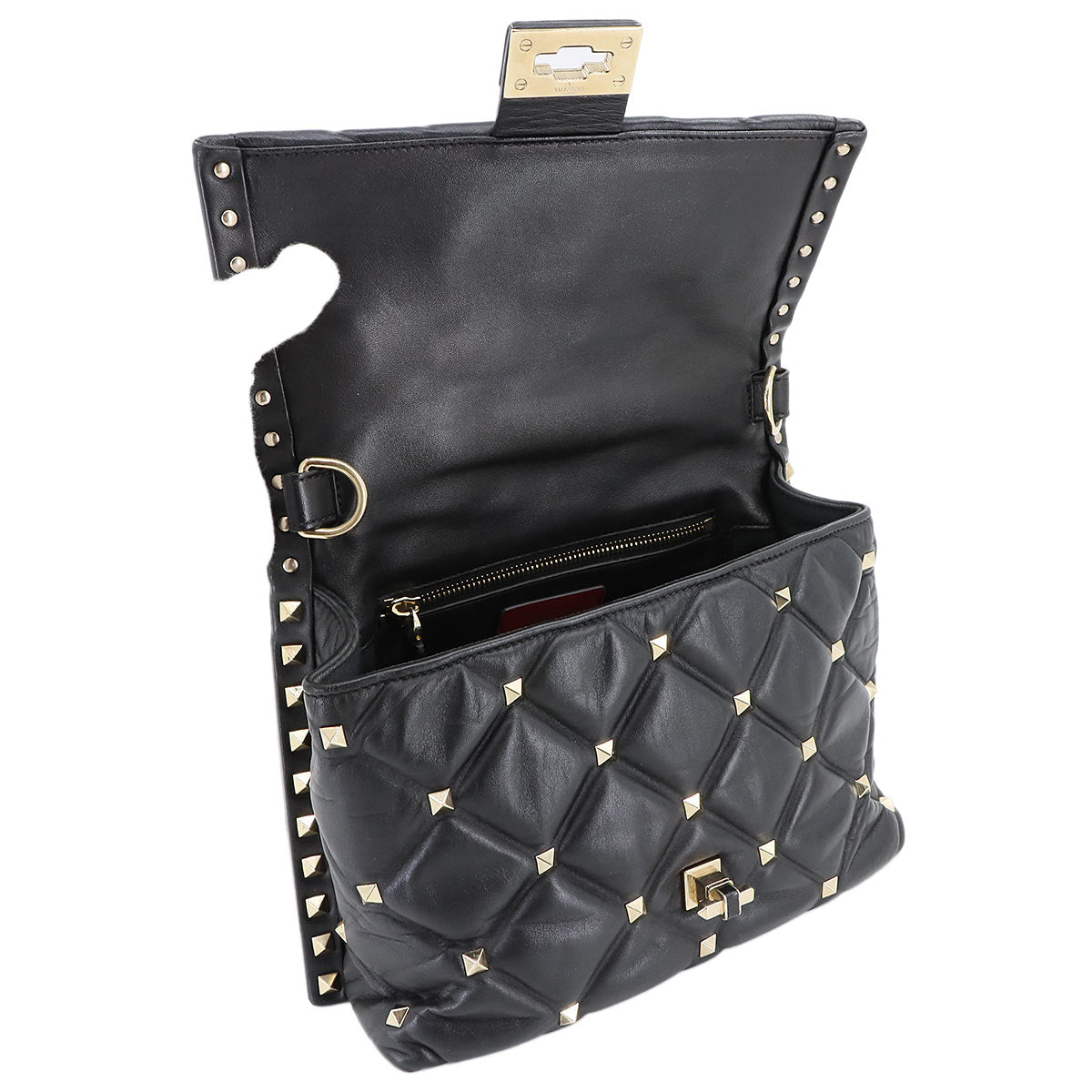Candy Studs VLTN 2way Hand Shoulder Bag Leather