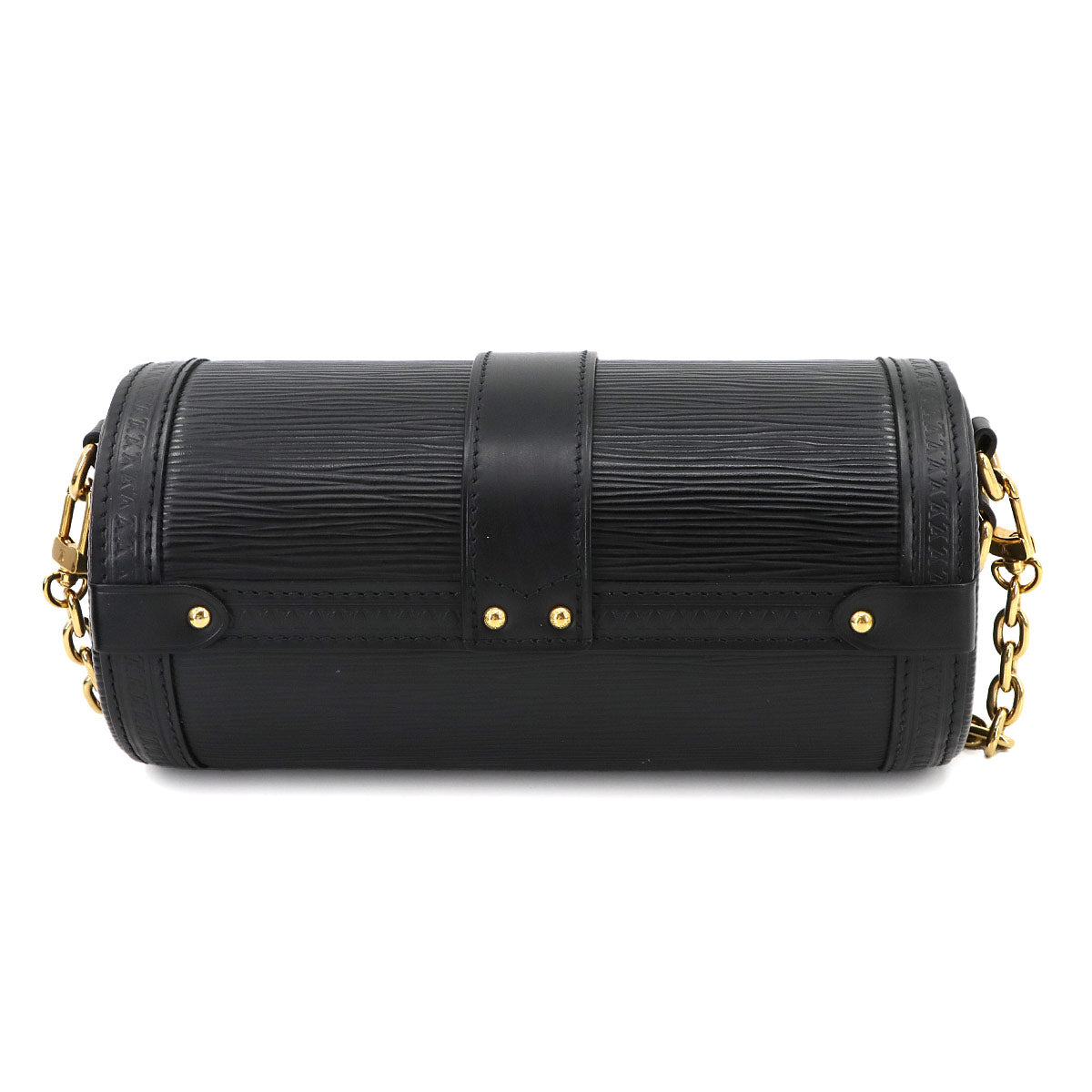 Epi Papillon Trunk Shoulder Bag Leather Noir M58655