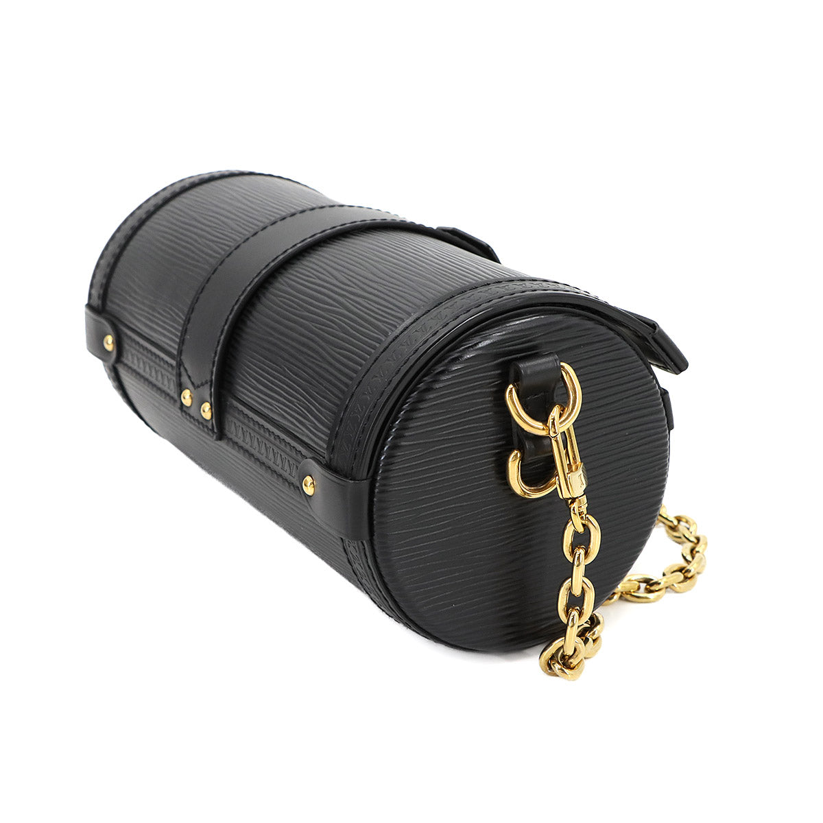 Epi Papillon Trunk Shoulder Bag Leather Noir M58655