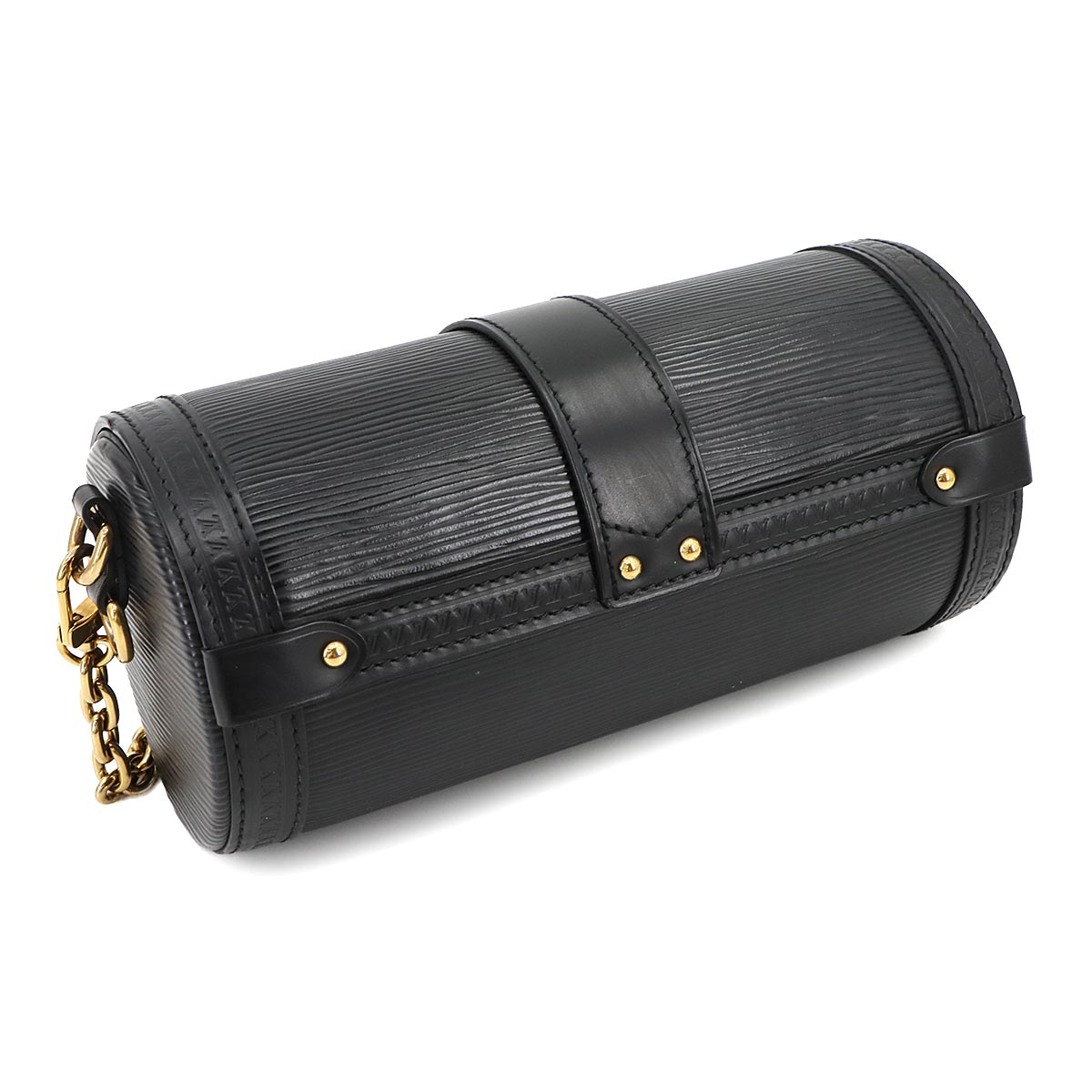 Epi Papillon Trunk Shoulder Bag Leather Noir M58655