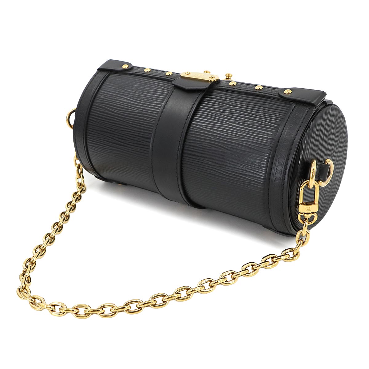 Epi Papillon Trunk Shoulder Bag Leather Noir M58655