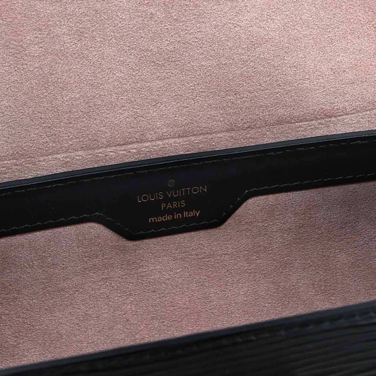 Epi Papillon Trunk Shoulder Bag Leather Noir M58655