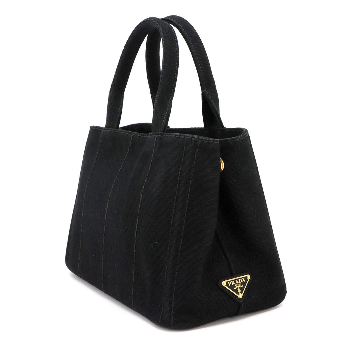 Canapa Mini 2way Hand Shoulder Bag Canvas Black 1BG439 Purse