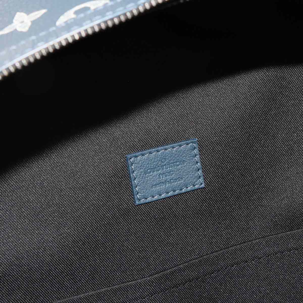 Monogram Shadow Discovery Backpack PM Navy Blue M24760