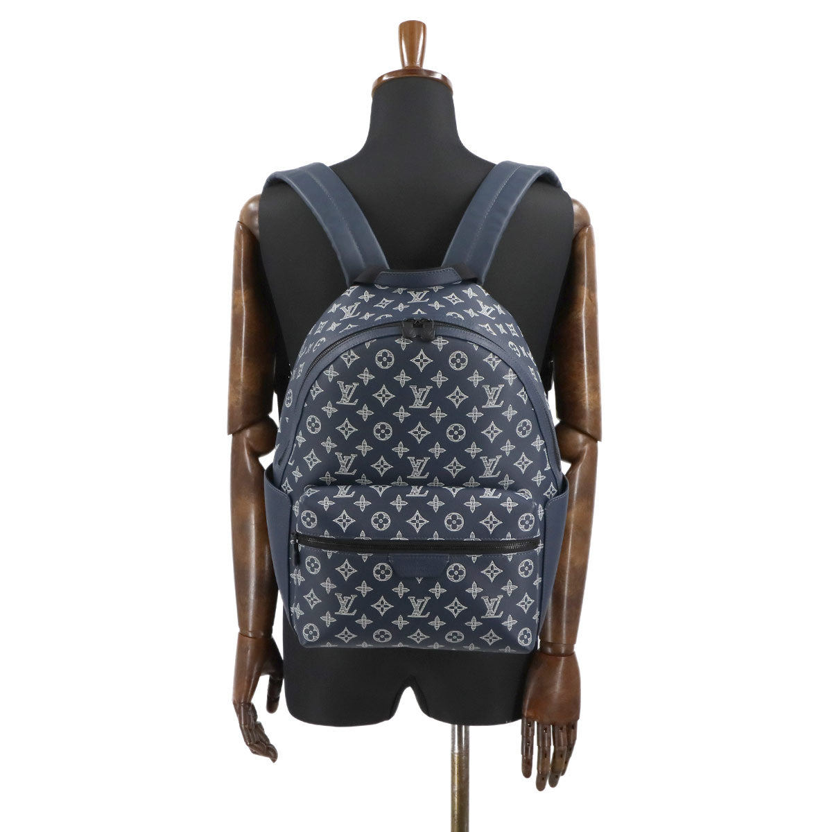 Monogram Shadow Discovery Backpack PM Navy Blue M24760