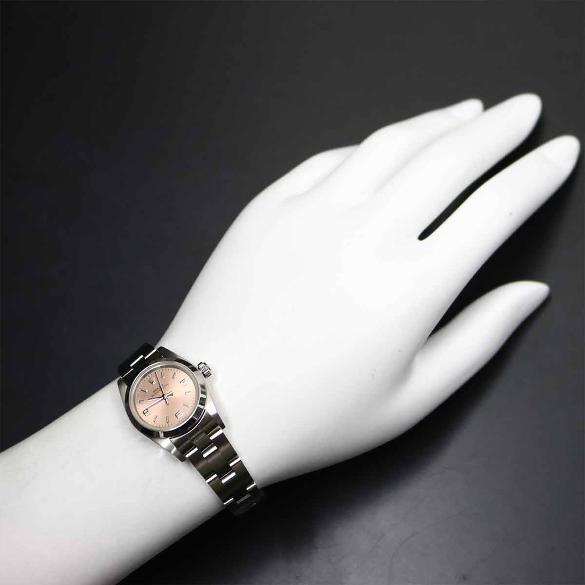 Oyster Perpetual 76080 Serial Y Automatic Pink Dial Ladies