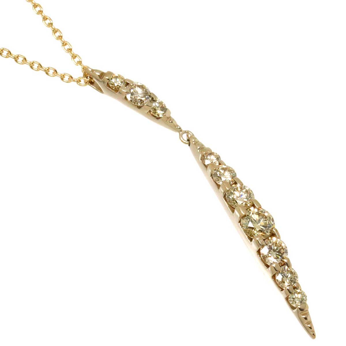 BrownDiamond 1.00ct Necklace 18K Brown Gold 750