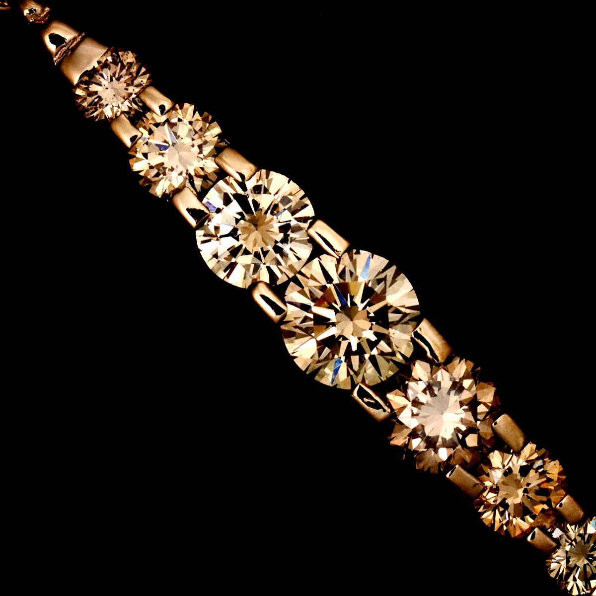 BrownDiamond 1.00ct Necklace 18K Brown Gold 750
