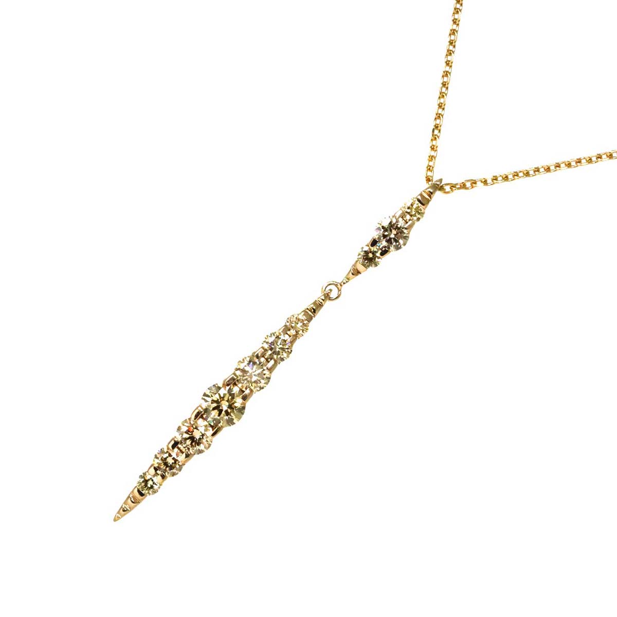 BrownDiamond 1.00ct Necklace 18K Brown Gold 750