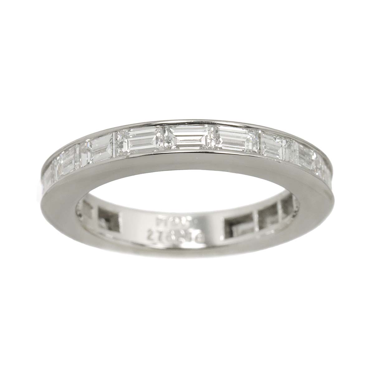 Baguette Diamond Ring Pt Platinum size4.75-5(US)