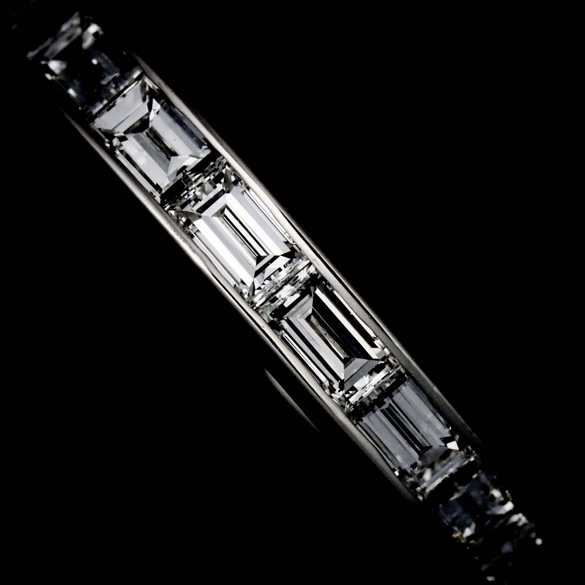 Baguette Diamond Ring Pt Platinum size4.75-5(US)